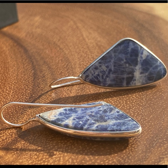 Sodalite Earrings - Picture 6 of 9